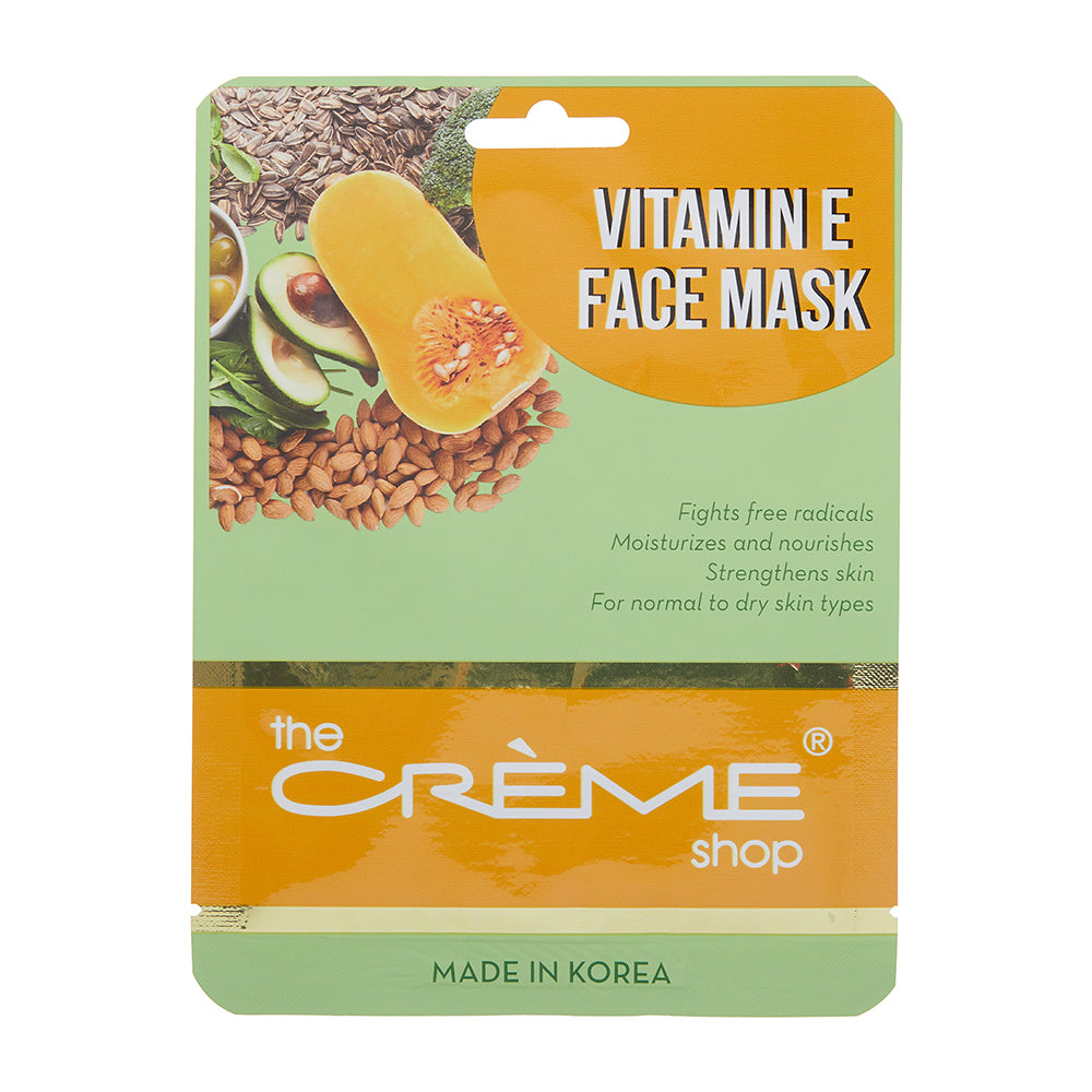 The Crème Shop Essence Sheet Mask Infused w/ Vitamin E - askderm