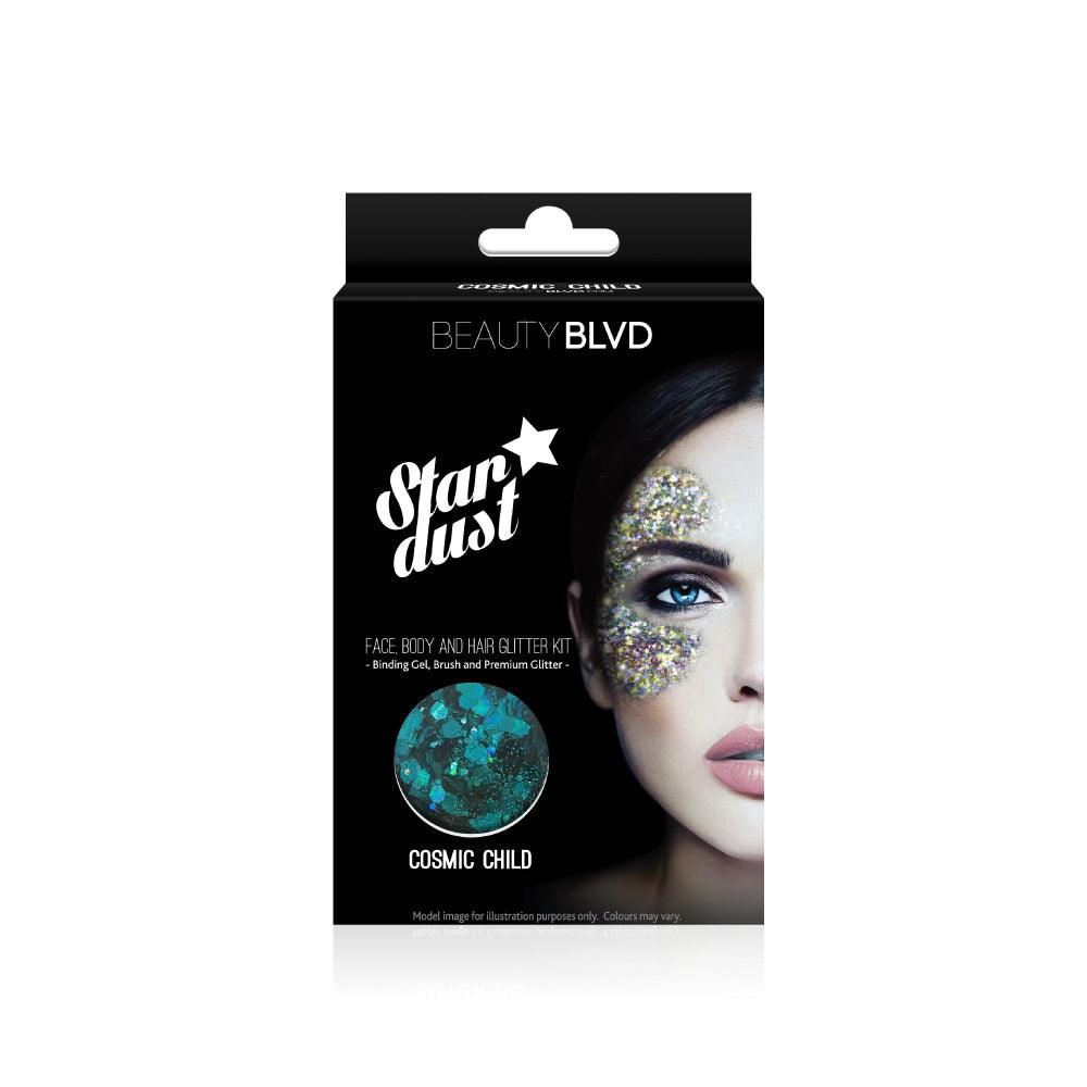 BeautyBLVD Stardust - Face, Body & Hair Glitter Kit - askderm