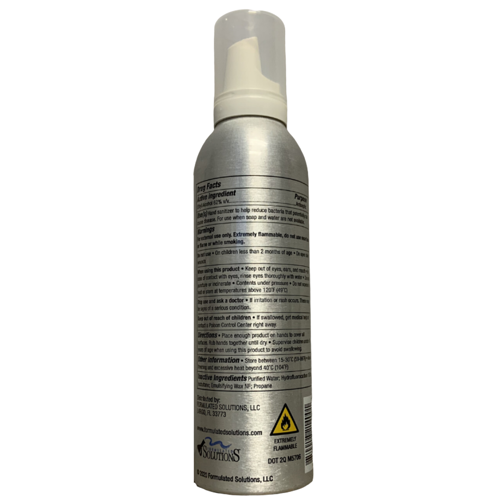Formulated Solutions Antiseptic Foaming Hand Sanitizer - askderm