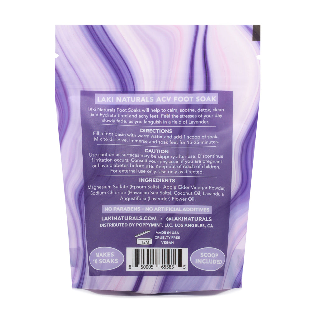 Laki Naturals Apple Cider Vinegar Foot Soak - askderm