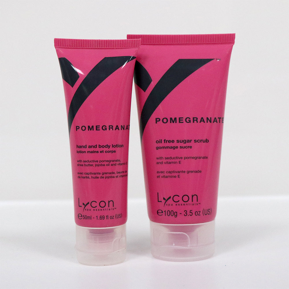 Lycon Pomegranate Sugar Scrub & Lotion Kit - askderm