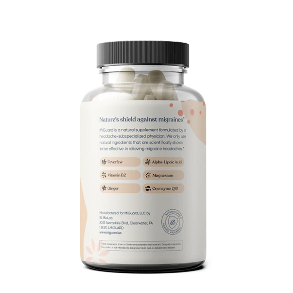 MiGuard - Migraine and Headache Relief Supplement - askderm