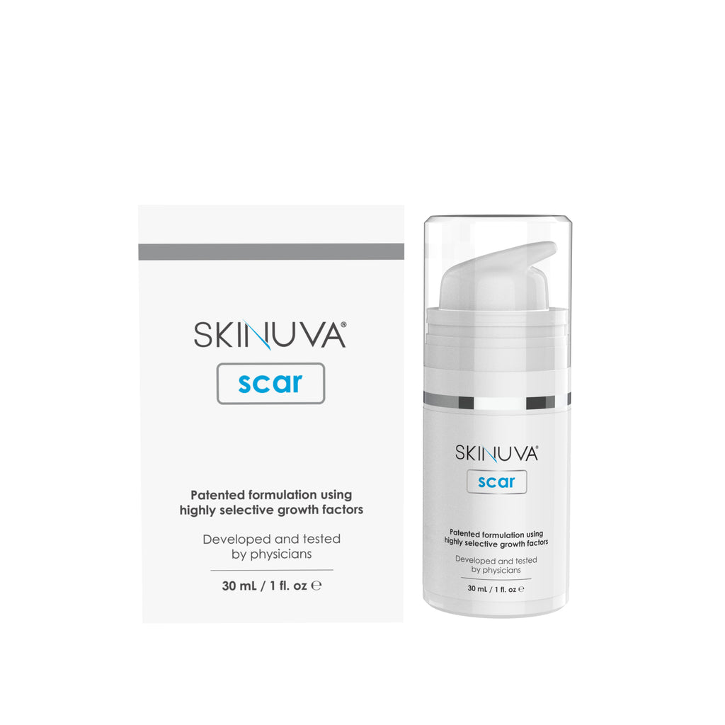 Skinuva Day + Night Scar Bundle: Skinuva Scar+ (1 oz) + Skinuva Scar (1 oz) - askderm