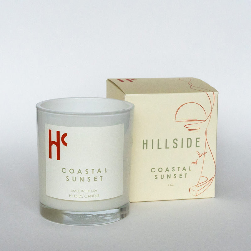 Hillside Candle "Coastal Sunset" Candle - askderm