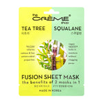 The Crème Shop 2-in-1 Fusion Essence Sheet Mask Tea Tree + Squalane - askderm