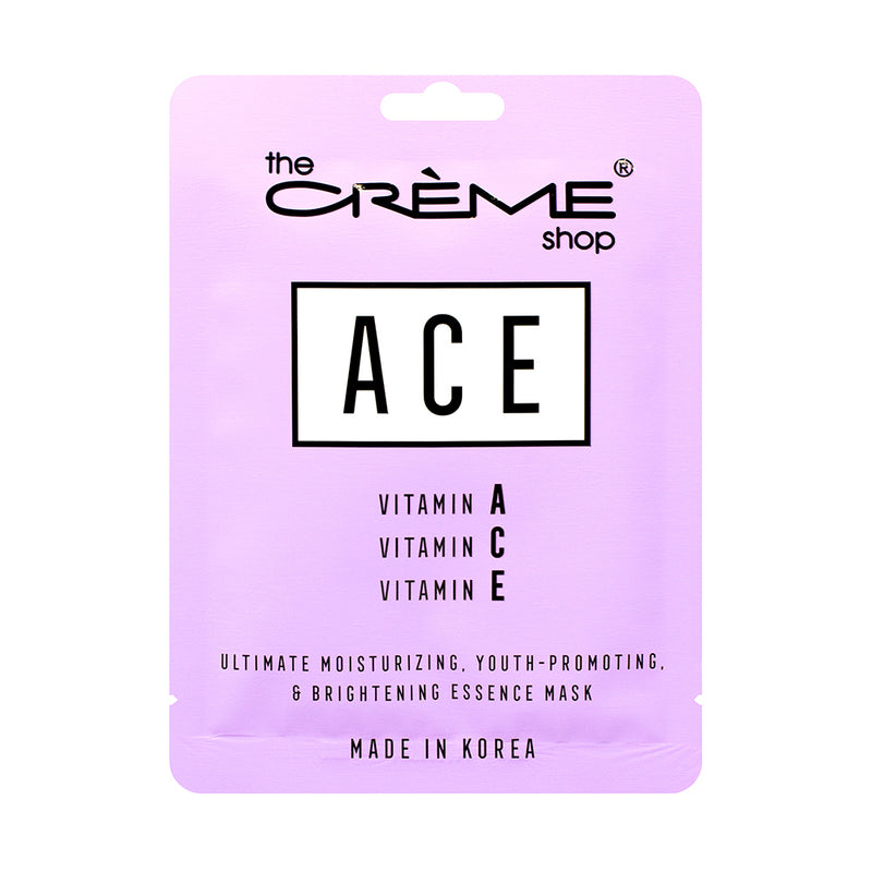 The Crème Shop Essence Sheet Mask ACE - Vitamin A + Vitamin C + Vitamin E - askderm
