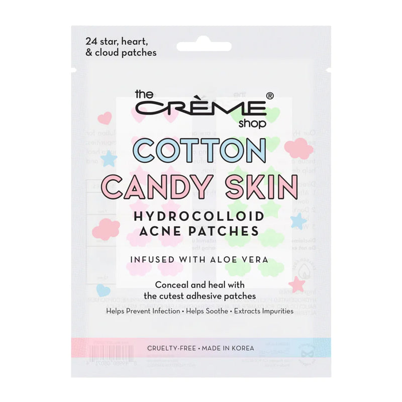 The Crème Shop Cotton Candy Skin Hydrocolloid Acne Patches - Ultra Aloe Boost - askderm