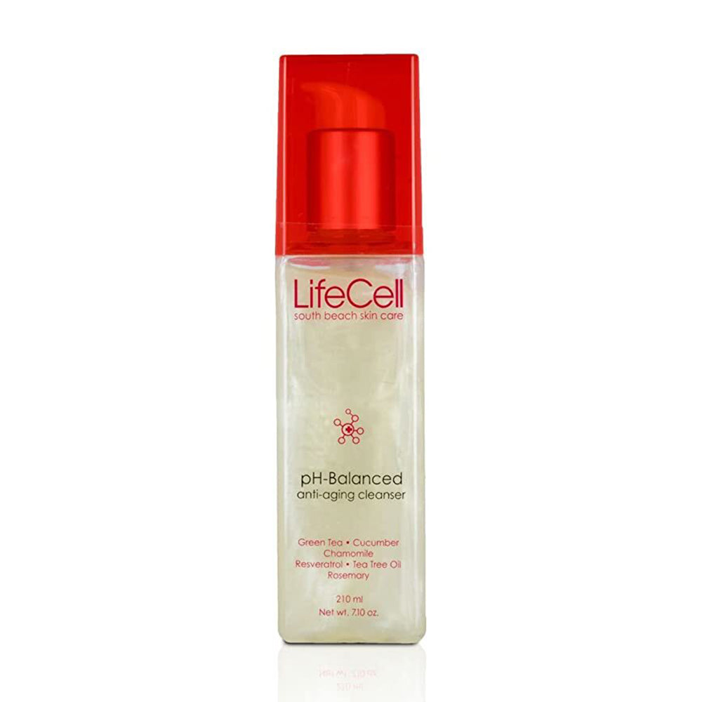 pH balanced cleanser for elderly skin