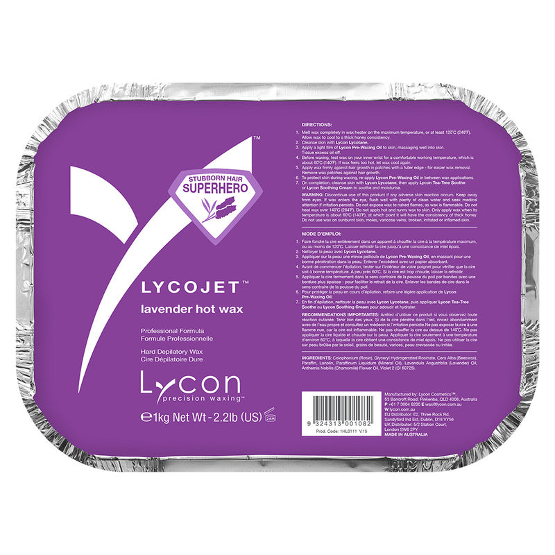 Lycon Lycojet Lavender Hot Wax - askderm