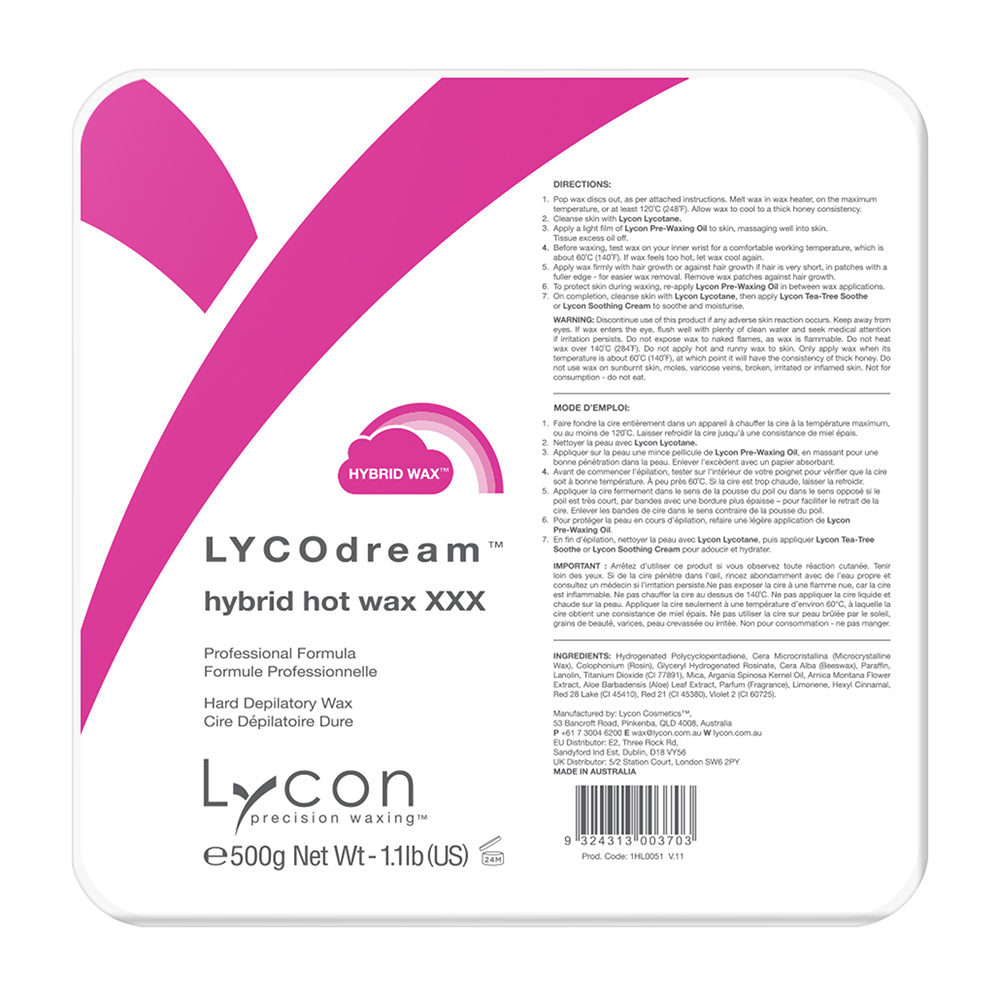 Lycodream Hybrid Hot Wax | askderm.com