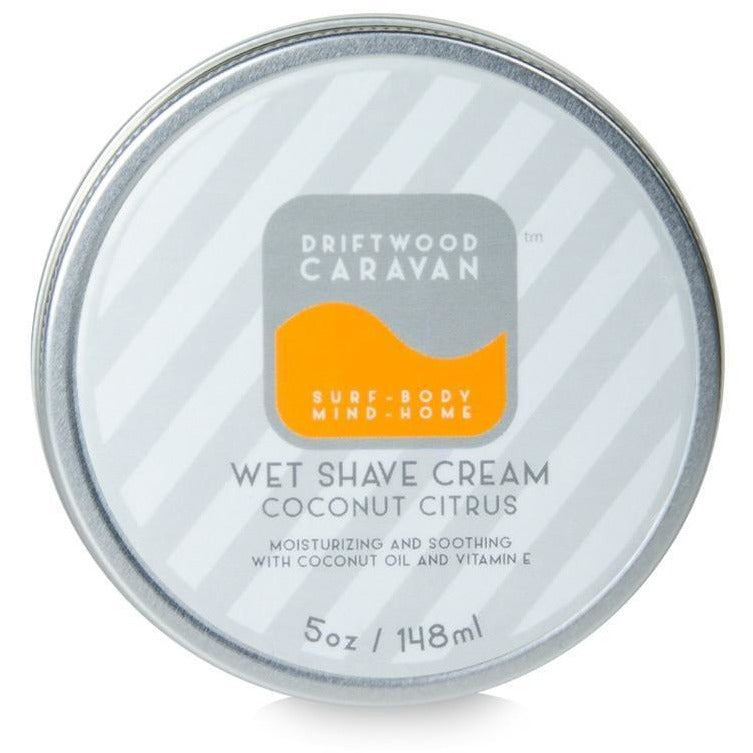 Driftwood Caravan Natural Wet Shave Cream - askderm