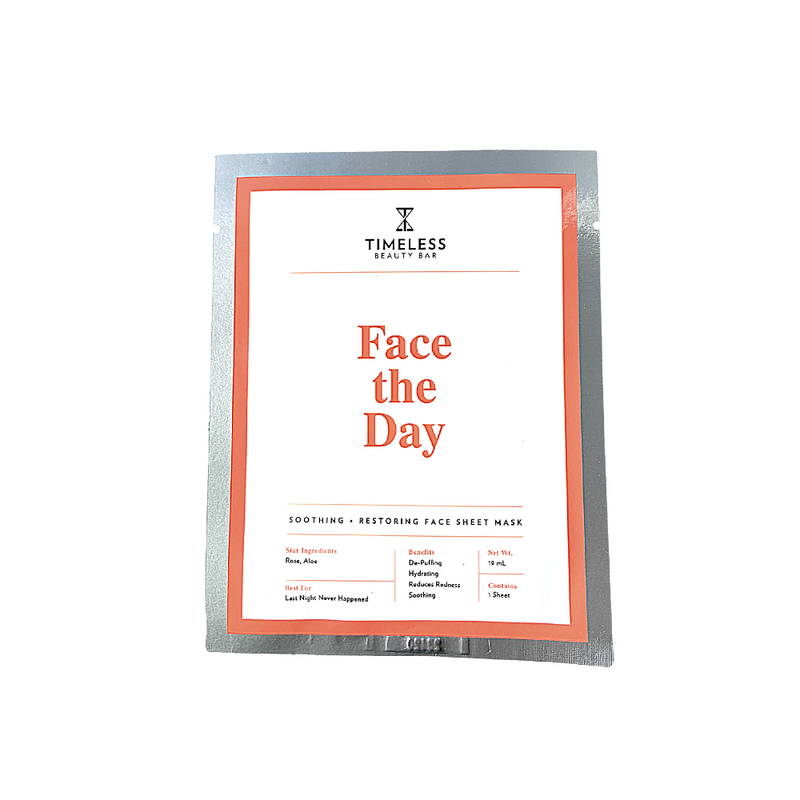 Timeless Beauty Bar Face the Day - Soothing Sheet Mask - askderm