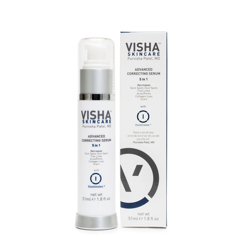 Visha Skincare Advanced Correcting Serum with IlluminotexTM - askderm