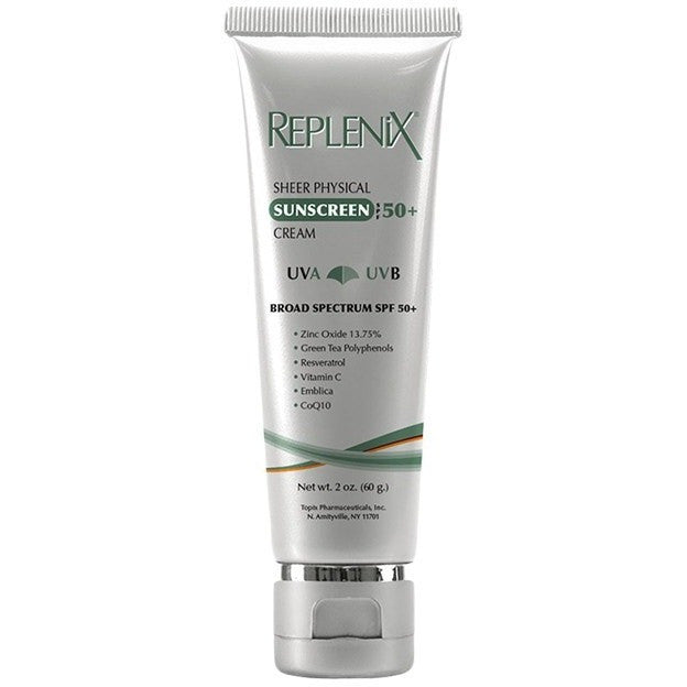 Replenix by Topix Replenix Sheer Physical Sunscreen Cream SPF 50+ - askderm